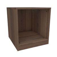 Darwin Modular Walnut Effect Bedside Cabinet (H)546mm (W)500mm