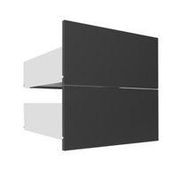 Darwin Modular Anthracite External Drawers (W) 500mm (D) 514mm Pack of 2