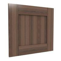 darwin modular walnut effect matt bedside cabinet door h478 mm w497 mm
