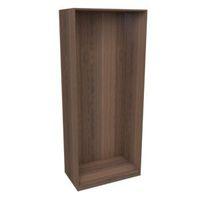 Darwin Modular Walnut Effect Tall Wardrobe Cabinet (H)2356mm (W)1000mm