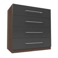 Darwin Handpicked Walnut Effect Drawer Chest (H)1026mm (W)1000mm