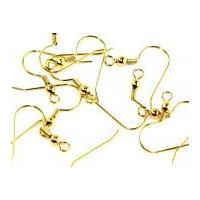 Darice Nickel Free Fish Hook Ear Jewellery Findings Gold