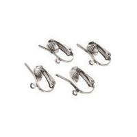 Darice Pierced Look Steel Ear Clips Jewellery Findings Silver