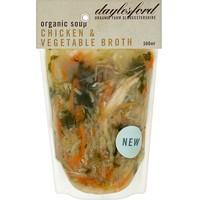 Daylesford Chicken Broth with Ginger & Veg (500ml)