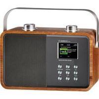 dab portable radio albrecht dr 850 aux bluetooth dab fm wood silver