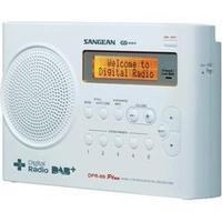 DAB+ Portable radio Sangean DPR-69+ DAB+, FM Battery charger White