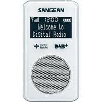DAB+ Pocket radio Sangean DPR-34 weiss DAB+, FM rechargeable White
