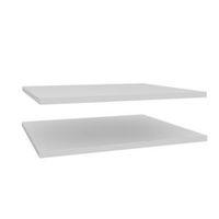 Darwin White Shelves (L)712.5mm (D)549mm Pack of 2