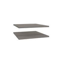 Darwin Modular Grey Oak Effect Shelves (L)463mm (D)18mm Pack of 2