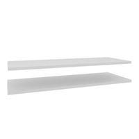 Darwin Modular White Matt Shelves (D)374mm Pack of 2