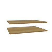 darwin modular oak effect shelves l750mm d18mm pack of 2