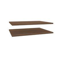 Darwin Modular Walnut Effect Shelves (L)750mm (D)18mm Pack of 2