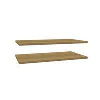 Darwin Modular Oak Effect Shelves (L)750mm (D)18mm Pack of 2