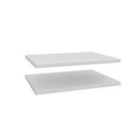 Darwin Modular White Matt Shelves (D)374mm Pack of 2