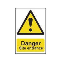 Danger Site Entrance - PVC 400 x 600mm