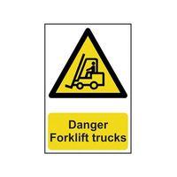 Danger Forklift Trucks - PVC 200 x 300mm