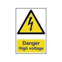 Danger High Voltage - PVC 200 x 300mm