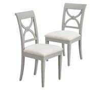 darcey painted dining chair x2