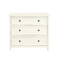 dawson 3 drawer chest white