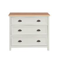 Dawson Country 3 Drawer Chest Grey