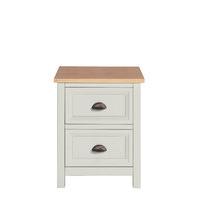 Dawson Country Bedside Table Grey