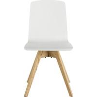 Dante Swivel Office Chair, Ash and White