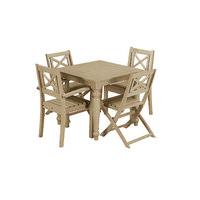 Dahlia Square Table & 4 Chairs