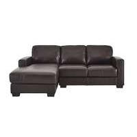 Dante Leather Corner Chaise