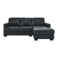 Dante Leather Corner Chaise