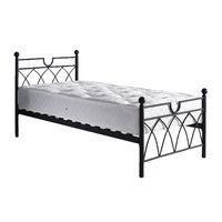 daisy bed frame single black