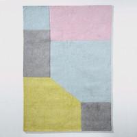 dario graphic tufted cotton rug 2 sizes