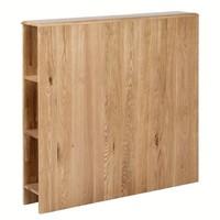 Darsir Solid Oak Headboard, H104cm