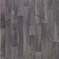 Dark Grey Oak Effect Vinyl Flooring 4 m²