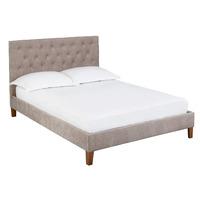 darcy chenille fabric bed frame kingsize