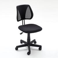 Datsun Home Office Chair In Black Mesh With Castors