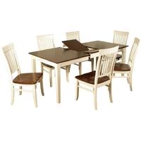 Dalton Painted Dining Set - Extending with 6 Chairs