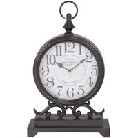 Dark Brown Festoon Table Clock