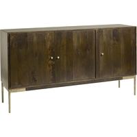 Dark Wooden Buffet with 3 Sections