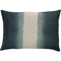 dark blue and beige cushion cover set of 2