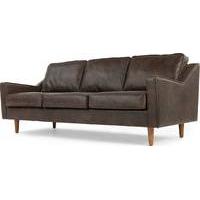 Dallas 3 Seater Sofa, Oxford Brown Premium Leather