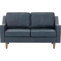 Dallas 2 Seater Sofa, Charm Midnight Premium Leather