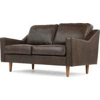 Dallas 2 Seater Sofa, Oxford Brown Premium Leather