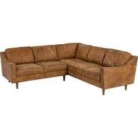 dallas corner sofa outback tan premium leather