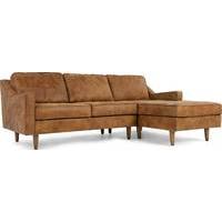 Dallas Right Hand Facing Chaise End Sofa, Outback Tan Premium Leather