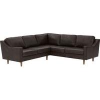 Dallas Corner Sofa, Oxford Brown Premium Leather