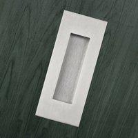 dale sss square corner oblong flush pull square inner 120mm x 40mm