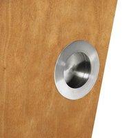 dale sss plain circular flush pull 50mm dia