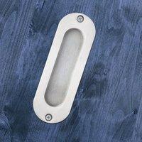 dale sss oval corner oblong flush pull round inner 120mm x 40mm