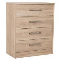 dalston 4 drawer chest oak