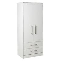 Dalston 2 Door Combi Wardrobe White